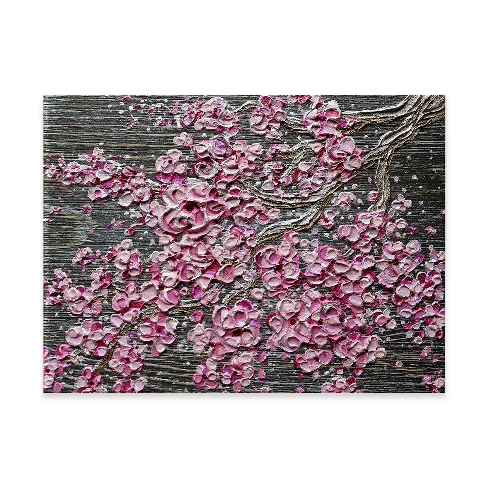 Blooming In The Night Magenta Canvas Print Blooming In The Night Magenta Canvas Print wall art product Nada Khatib