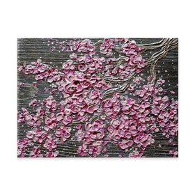 Blooming In The Night Magenta Canvas Print Blooming In The Night Magenta Canvas Print wall art product Nada Khatib