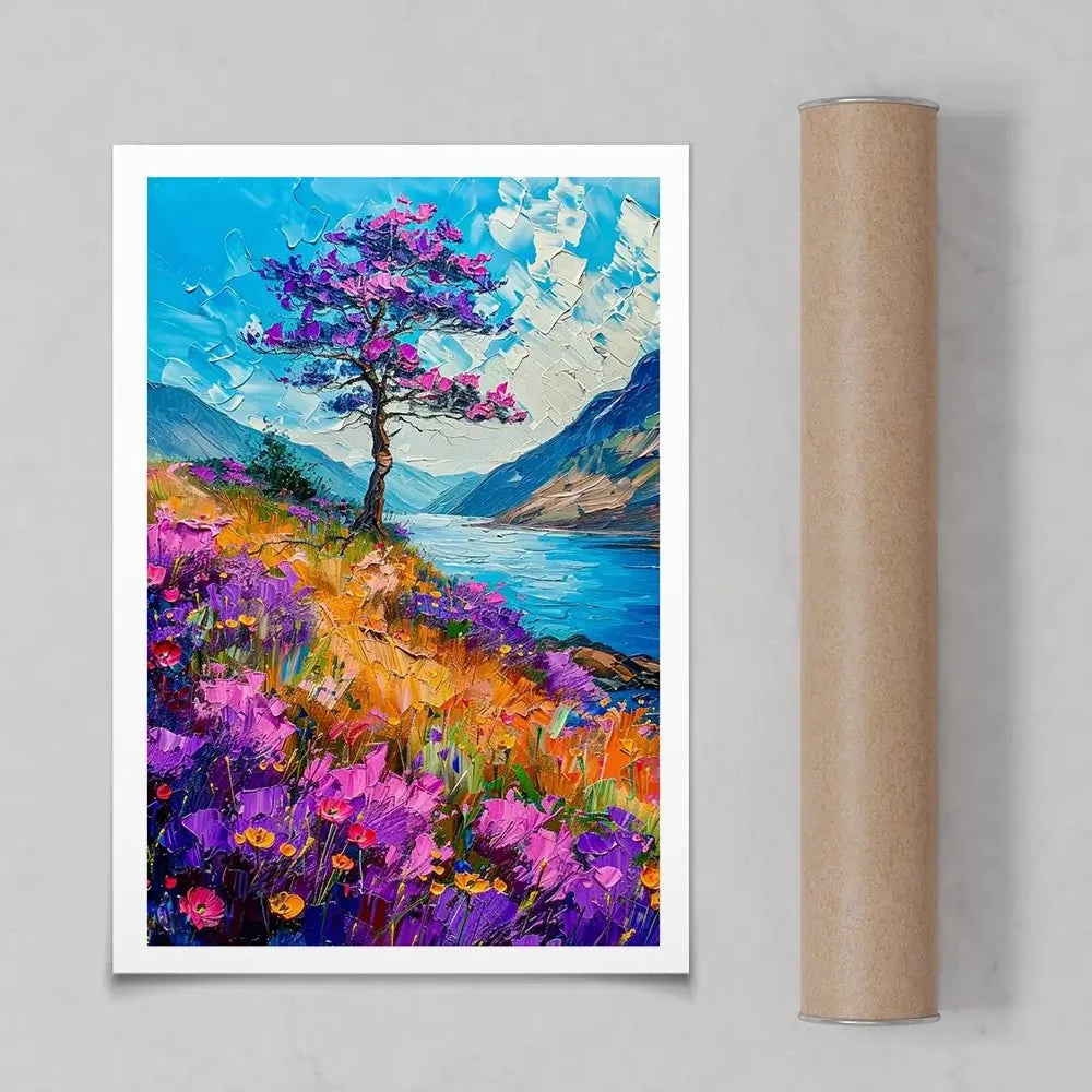 Blooming Lake District Art Print Blooming Lake District Art Print wall art product David Alexander Elder