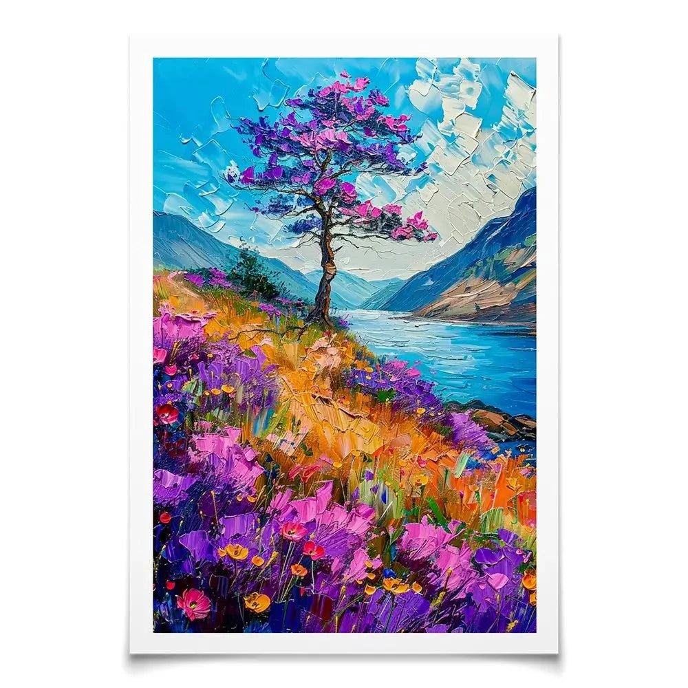 Blooming Lake District Art Print Blooming Lake District Art Print wall art product David Alexander Elder