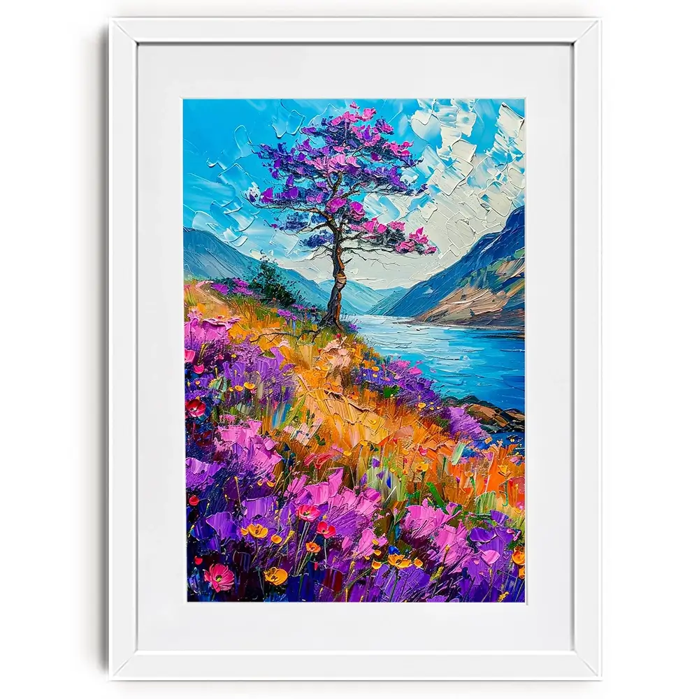 Blooming Lake District Framed Art Print Blooming Lake District Framed Art Print wall art product David Alexander Elder