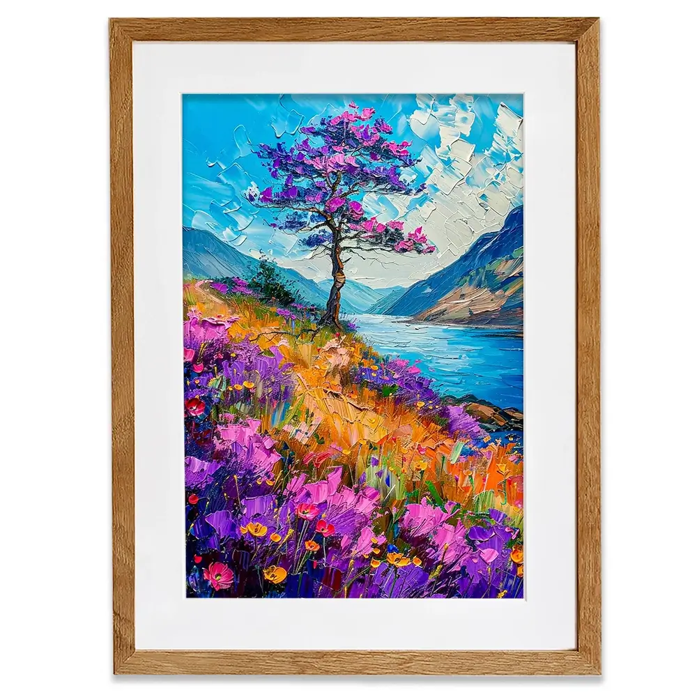 Blooming Lake District Framed Art Print Blooming Lake District Framed Art Print wall art product David Alexander Elder