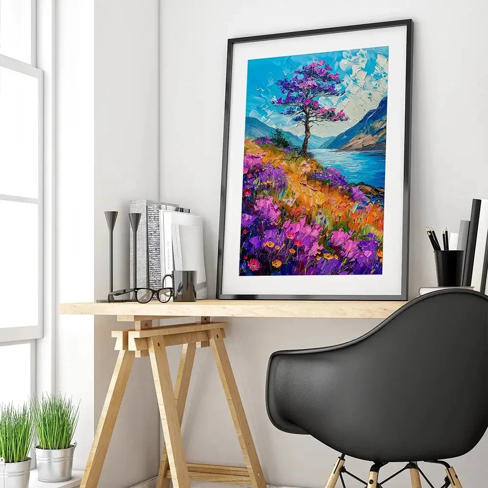 Blooming Lake District Framed Art Print Blooming Lake District Framed Art Print wall art product David Alexander Elder