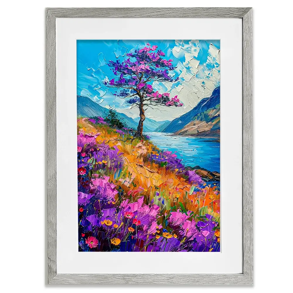 Blooming Lake District Framed Art Print Blooming Lake District Framed Art Print wall art product David Alexander Elder