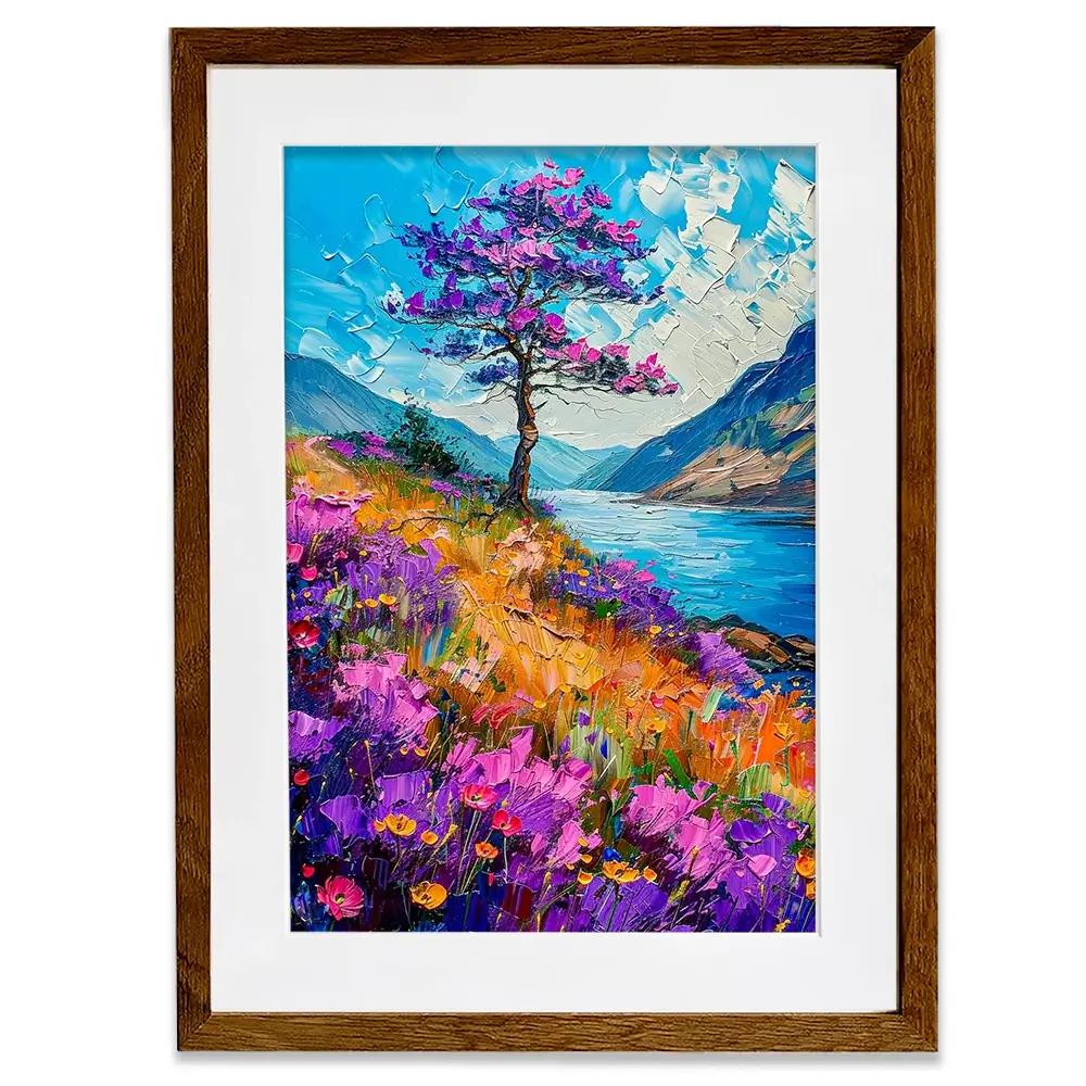 Blooming Lake District Framed Art Print Blooming Lake District Framed Art Print wall art product David Alexander Elder