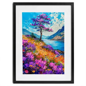 Blooming Lake District Framed Art Print Blooming Lake District Framed Art Print wall art product David Alexander Elder