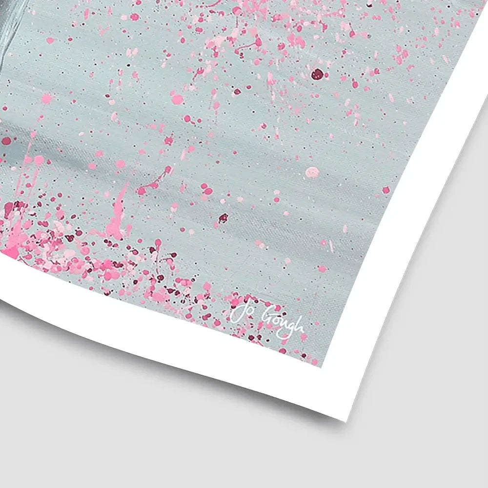 Blooming Love Square Art Print Blooming Love Square Art Print wall art product Jo Gough