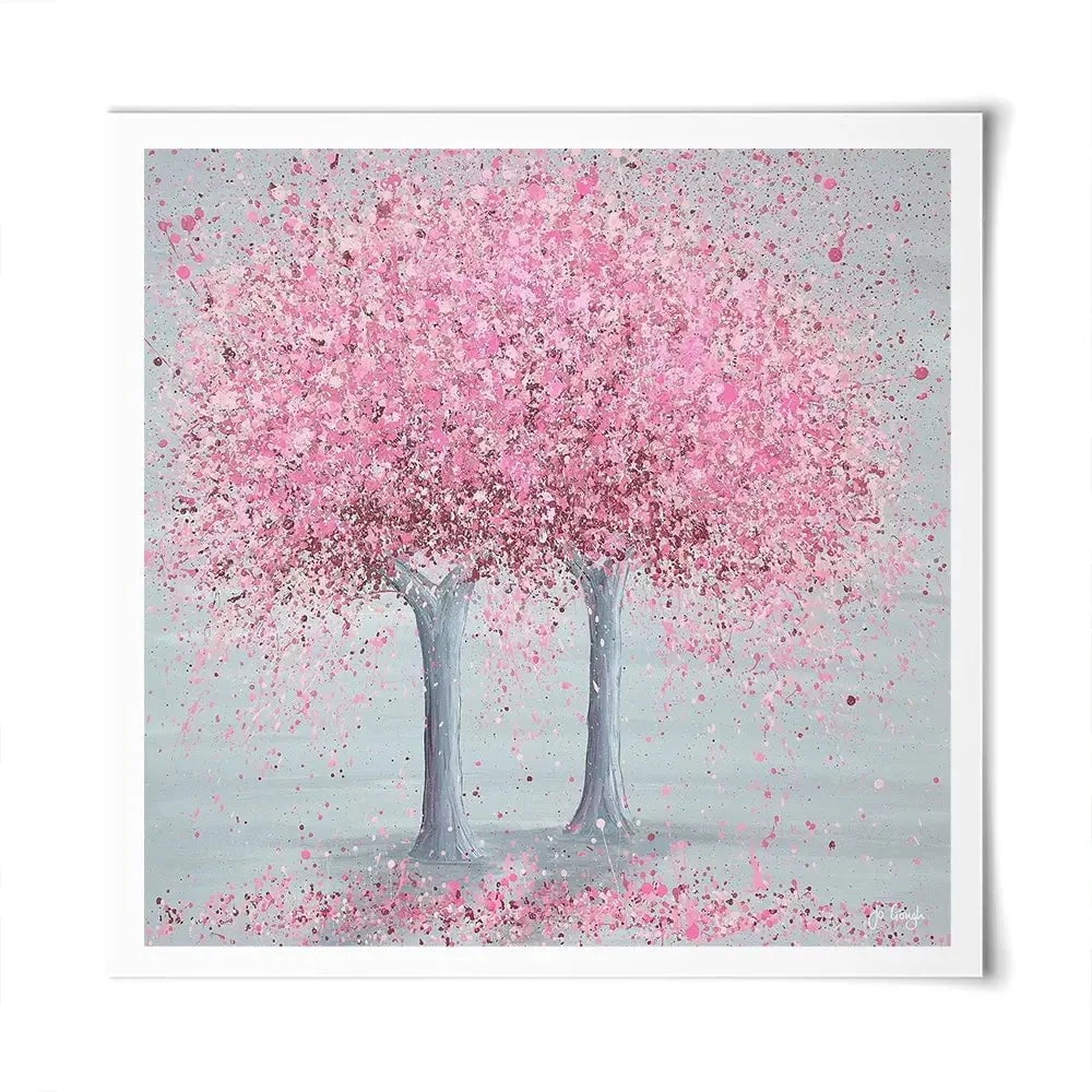 Blooming Love Square Art Print Blooming Love Square Art Print wall art product Jo Gough