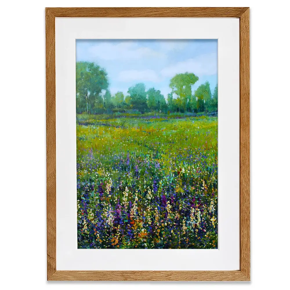 Blooming Meadow Framed Art Print Blooming Meadow Framed Art Print wall art product Tim O'Toole