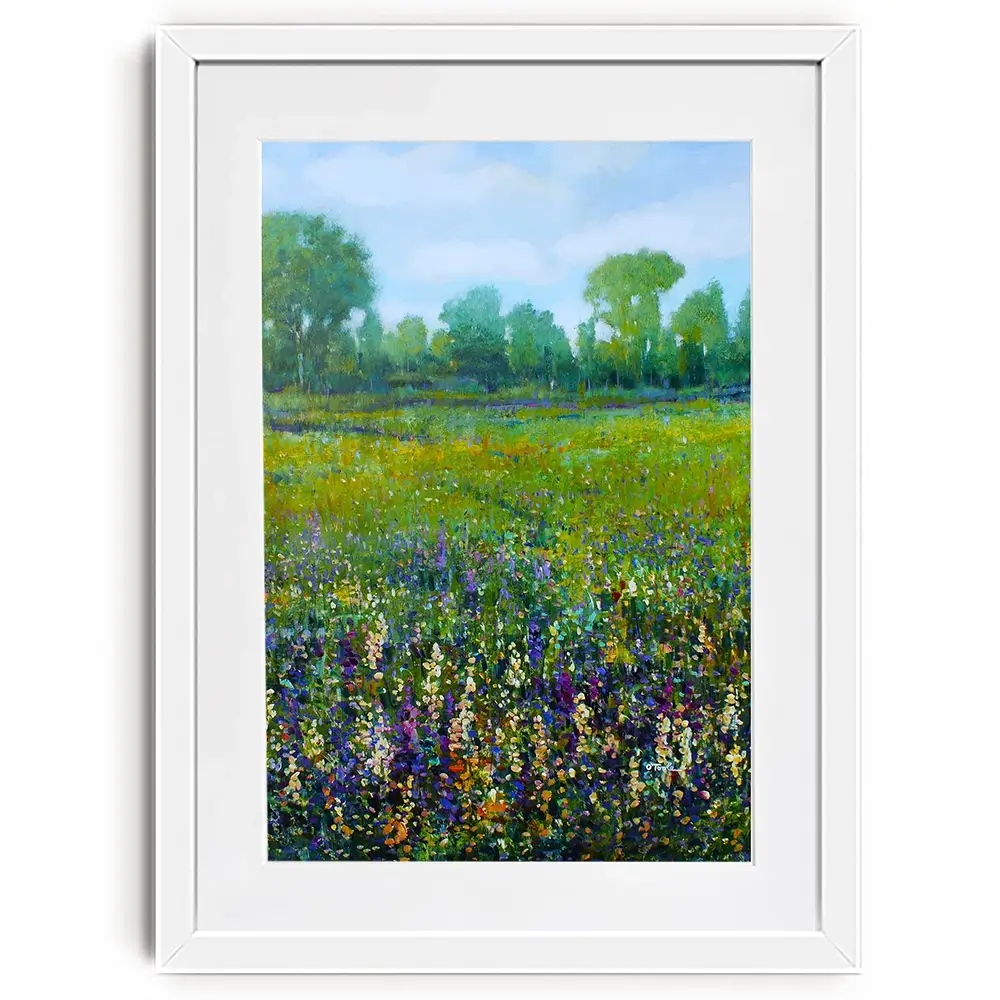 Blooming Meadow Framed Art Print Blooming Meadow Framed Art Print wall art product Tim O'Toole