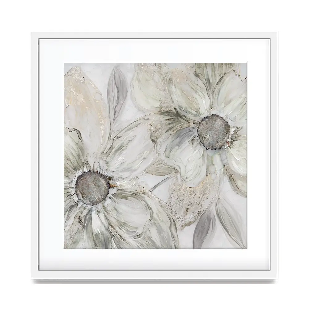 Blossom Blush Square Framed Art Print Blossom Blush Square Framed Art Print wall art product Art Print Shop