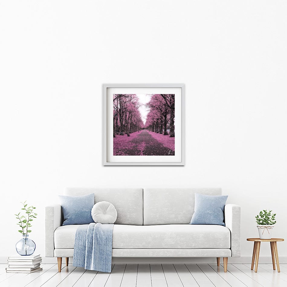 Blossom Path Framed Art Print wall art product Aimee Linzi