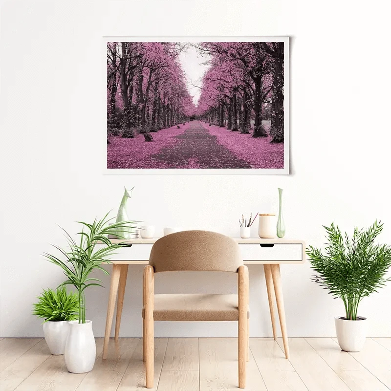 Blossom Path Landscape Art Print Blossom Path Landscape Art Print wall art product Aimee Linzi