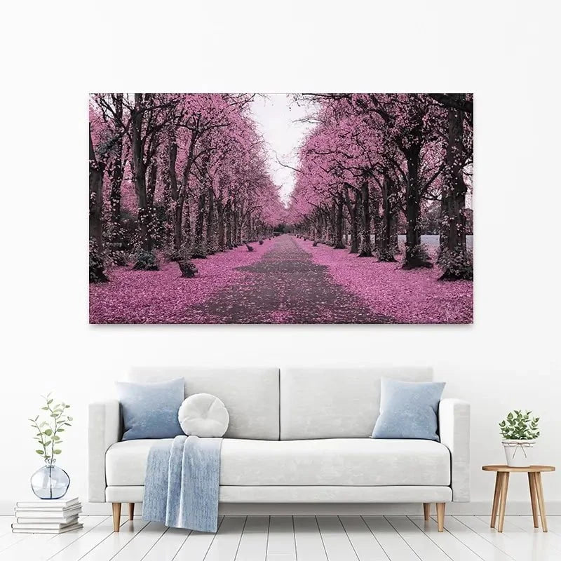 Blossom Path Landscape Canvas Print Blossom Path Landscape Canvas Print wall art product Aimee Linzi