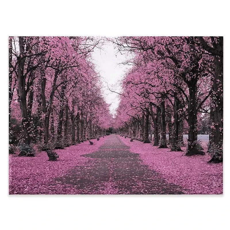 Blossom Path Landscape Canvas Print Blossom Path Landscape Canvas Print wall art product Aimee Linzi