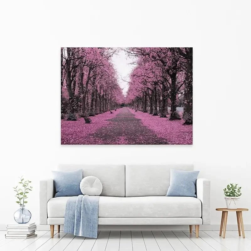 Blossom Path Landscape Canvas Print Blossom Path Landscape Canvas Print wall art product Aimee Linzi