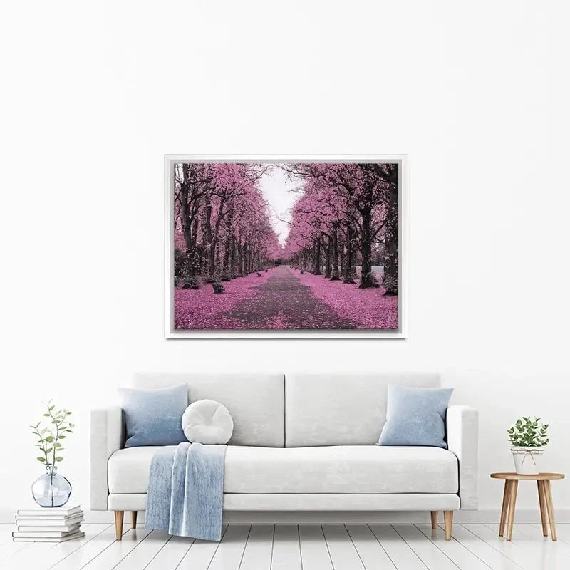 Blossom Path Landscape Canvas Print Blossom Path Landscape Canvas Print wall art product Aimee Linzi