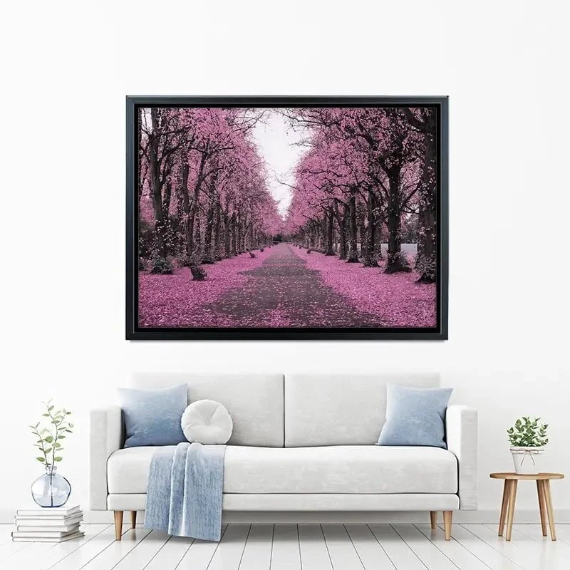 Blossom Path Landscape Canvas Print Blossom Path Landscape Canvas Print wall art product Aimee Linzi