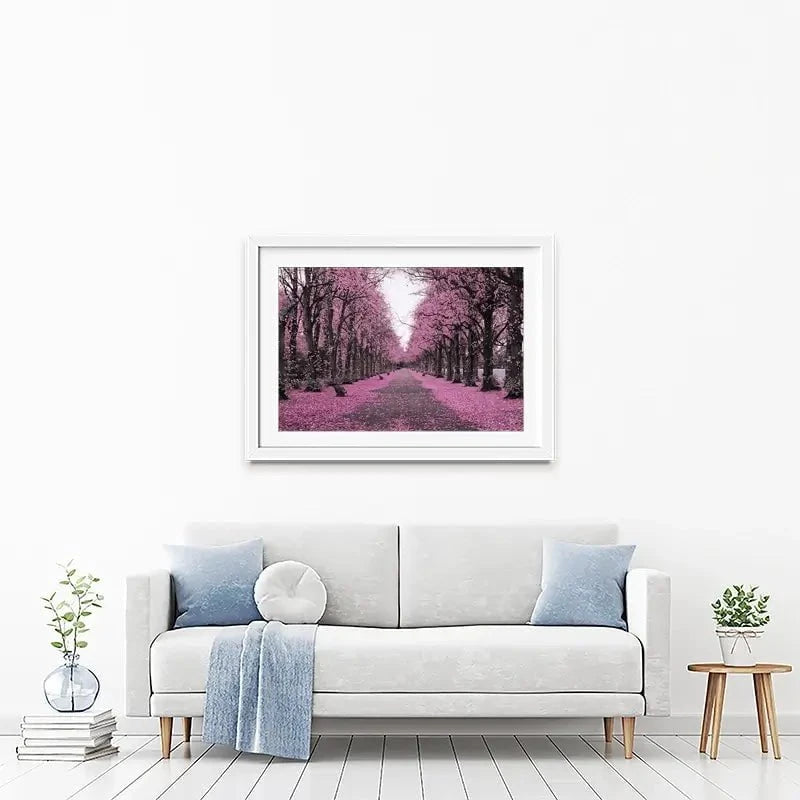 Blossom Path Landscape Framed Art Print Blossom Path Landscape Framed Art Print wall art product Aimee Linzi
