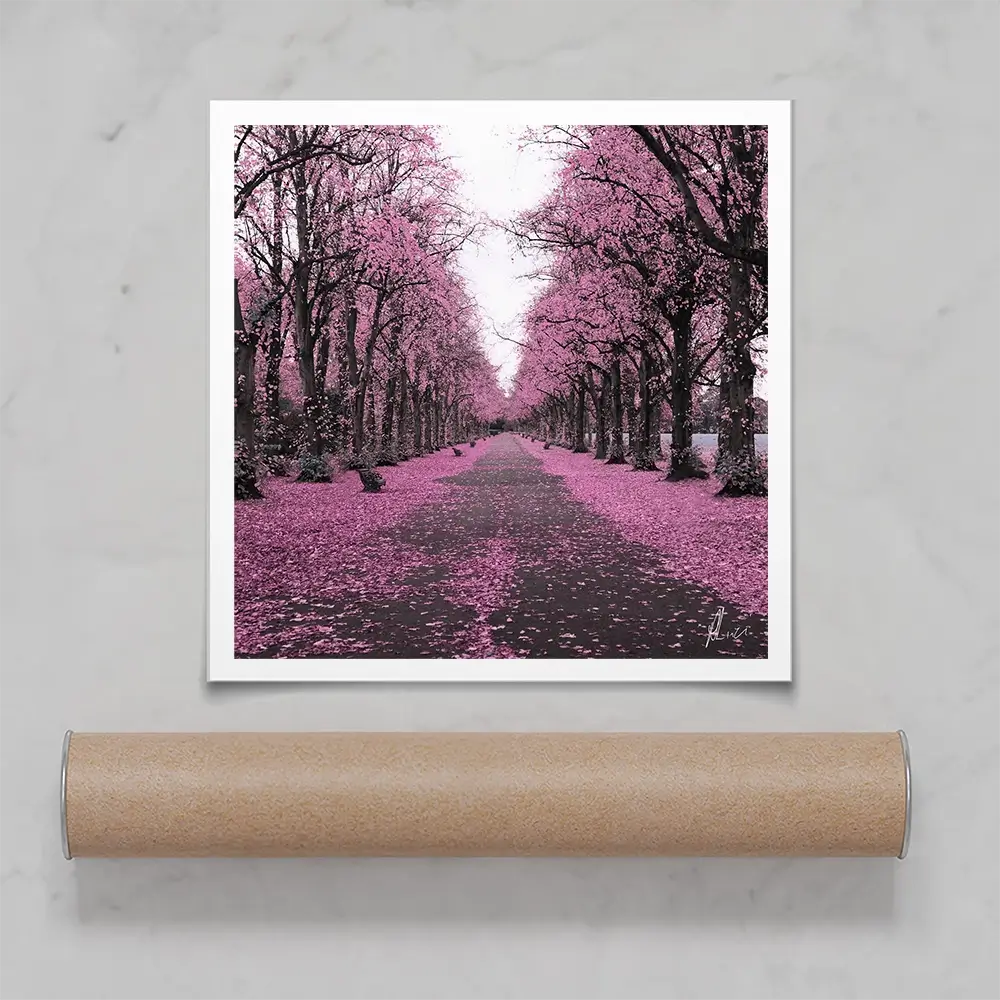 Blossom Path Square Art Print Blossom Path Square Art Print wall art product Aimee Linzi