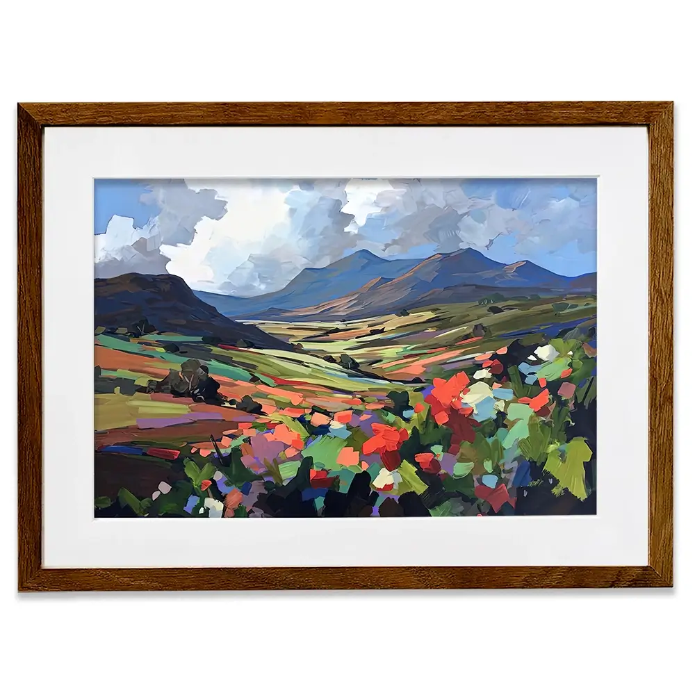 Blossom Valley Framed Art Print Blossom Valley Framed Art Print wall art product David Alexander Elder