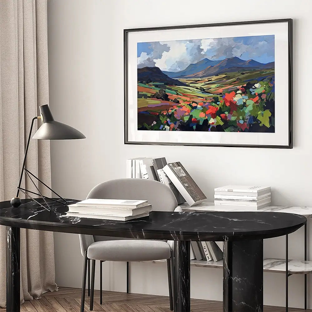 Blossom Valley Framed Art Print Blossom Valley Framed Art Print wall art product David Alexander Elder