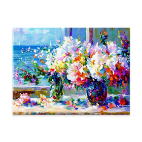 Blossoms By The Sea Canvas Print Blossoms By The Sea Canvas Print wall art product Leon Devenice