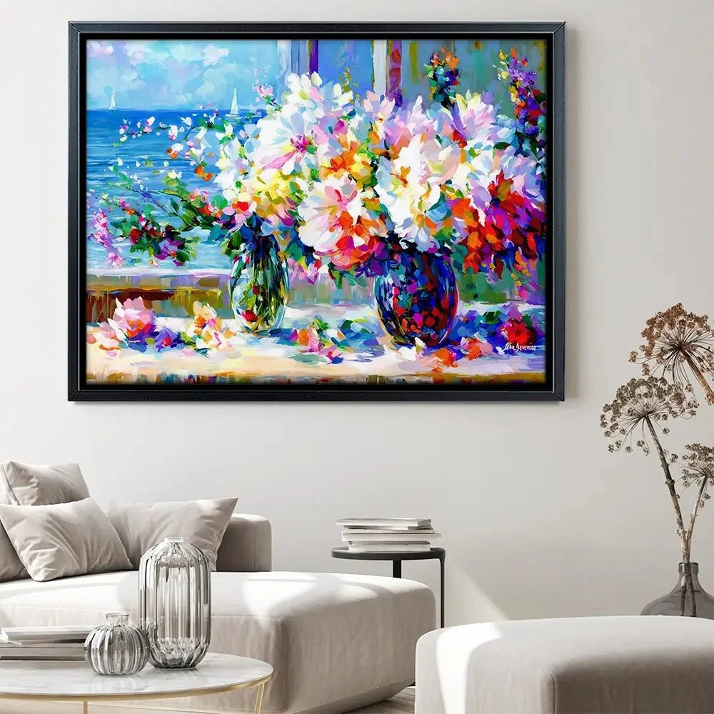 Blossoms By The Sea Canvas Print Blossoms By The Sea Canvas Print wall art product Leon Devenice