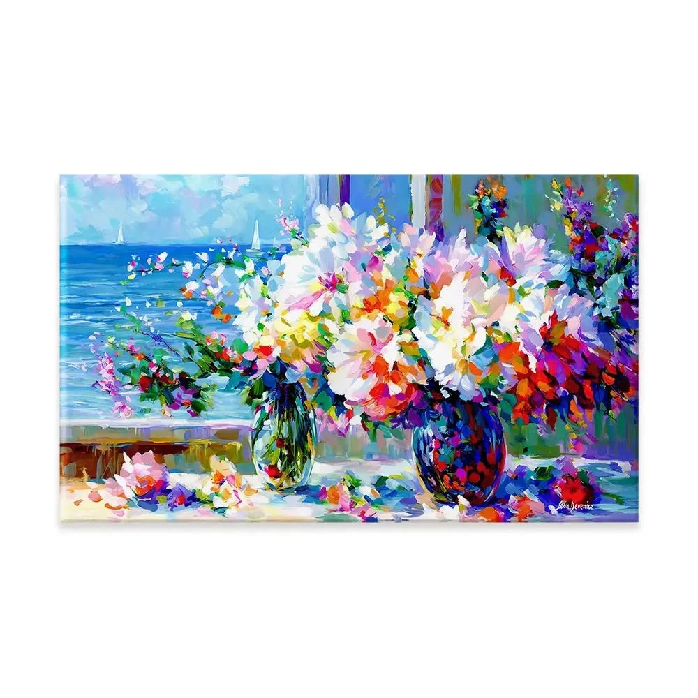 Blossoms By The Sea Canvas Print Blossoms By The Sea Canvas Print wall art product Leon Devenice