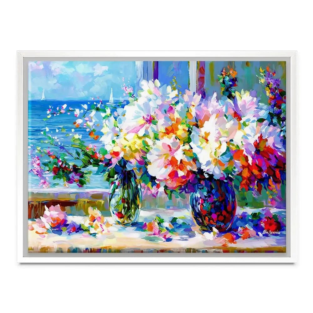 Blossoms By The Sea Canvas Print Blossoms By The Sea Canvas Print wall art product Leon Devenice