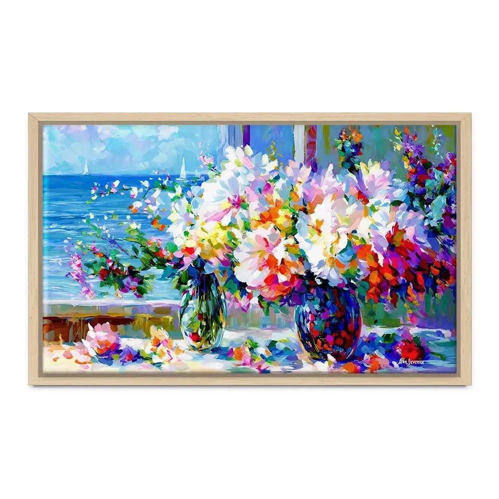 Blossoms By The Sea Canvas Print Blossoms By The Sea Canvas Print wall art product Leon Devenice