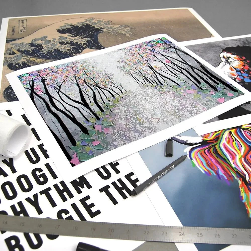 Blossoms In The Breeze Art Print Blossoms In The Breeze Art Print wall art product Nada Khatib