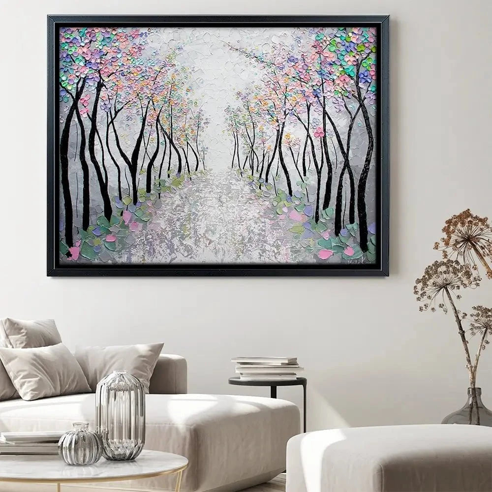 Blossoms In The Breeze Canvas Print Blossoms In The Breeze Canvas Print wall art product Nada Khatib
