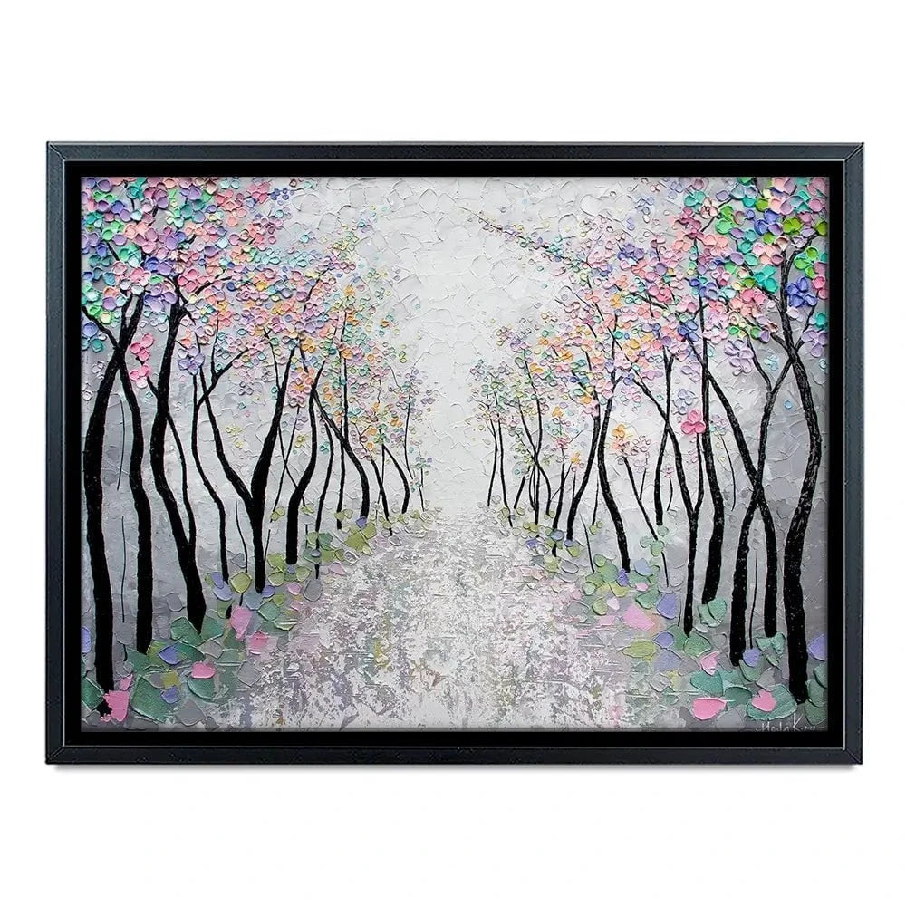 Blossoms In The Breeze Canvas Print Blossoms In The Breeze Canvas Print wall art product Nada Khatib