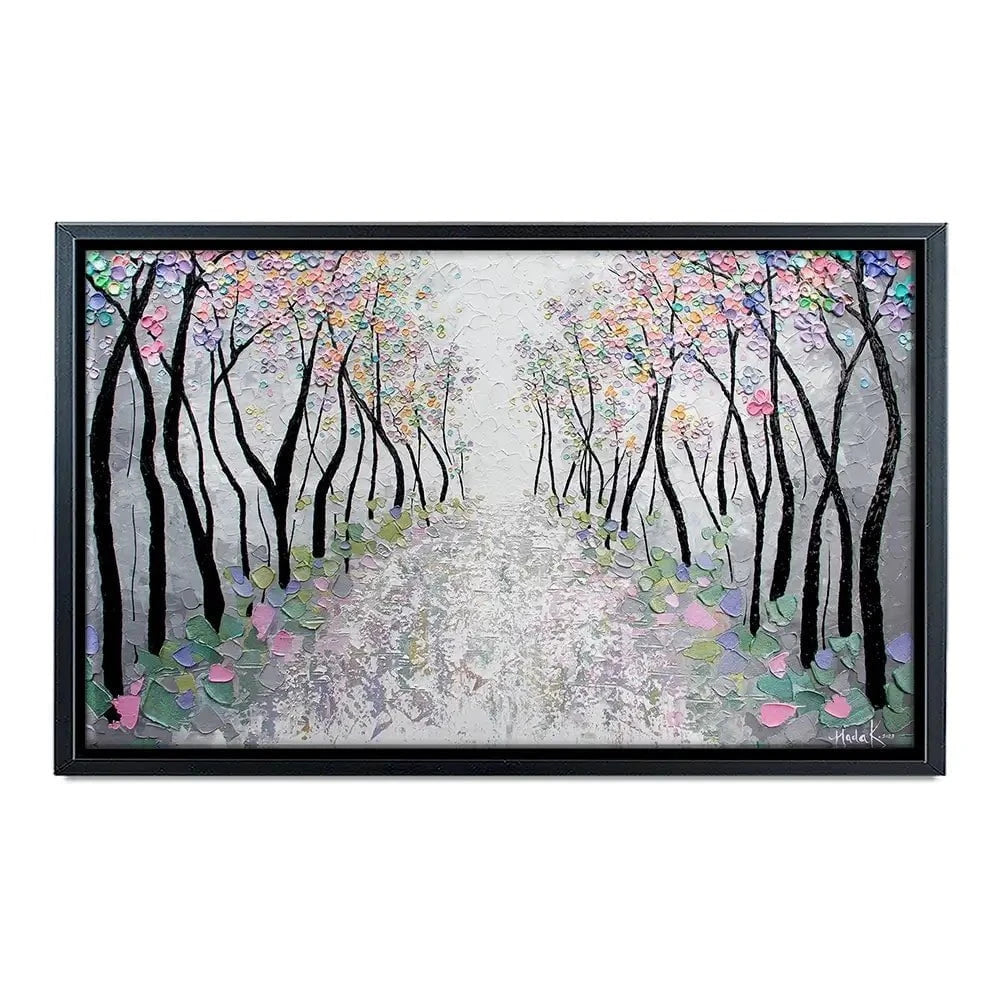 Blossoms In The Breeze Canvas Print Blossoms In The Breeze Canvas Print wall art product Nada Khatib