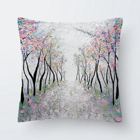 Blossoms In The Breeze Cushion Blossoms In The Breeze Cushion wall art product Nada Khatib