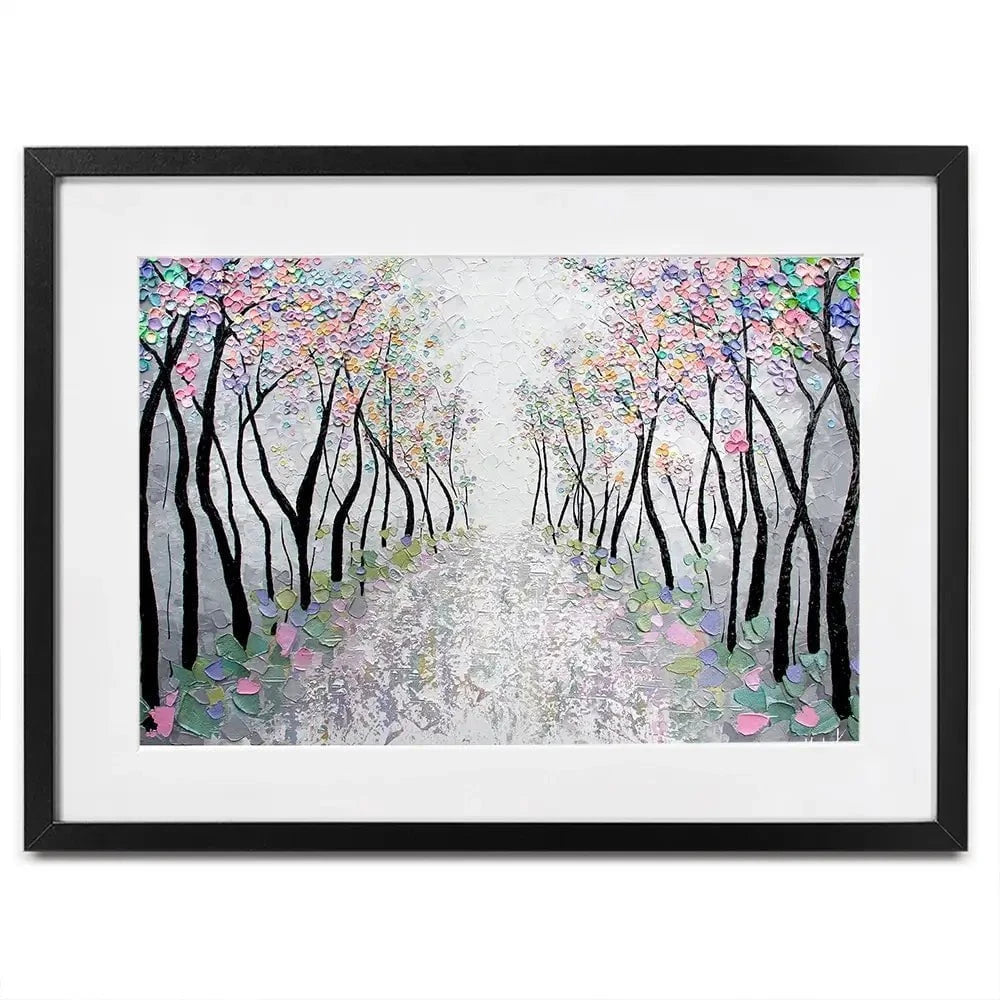 Blossoms In The Breeze Framed Art Print Blossoms In The Breeze Framed Art Print wall art product Nada Khatib