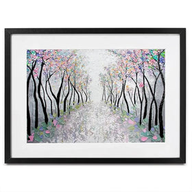 Blossoms In The Breeze Framed Art Print Blossoms In The Breeze Framed Art Print wall art product Nada Khatib