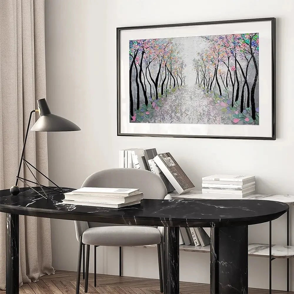 Blossoms In The Breeze Framed Art Print Blossoms In The Breeze Framed Art Print wall art product Nada Khatib