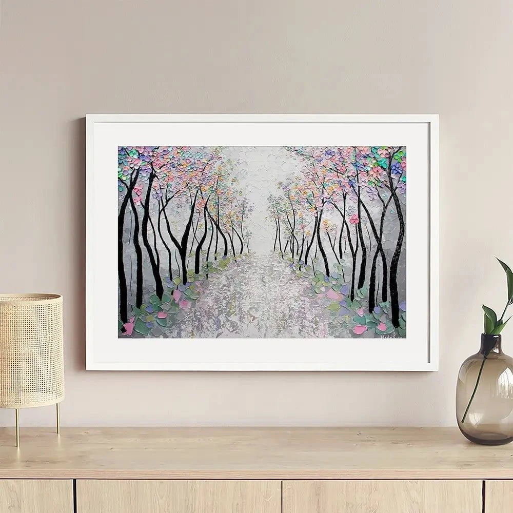 Blossoms In The Breeze Framed Art Print Blossoms In The Breeze Framed Art Print wall art product Nada Khatib