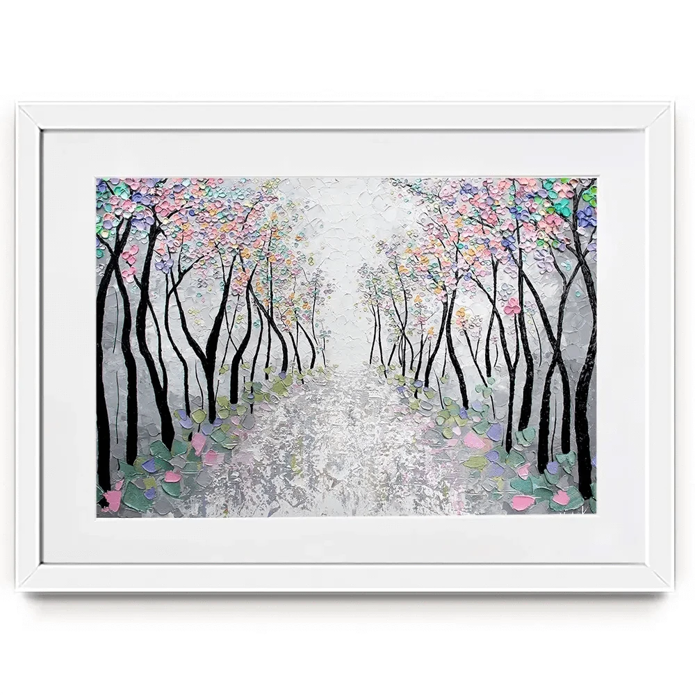 Blossoms In The Breeze Framed Art Print Blossoms In The Breeze Framed Art Print wall art product Nada Khatib
