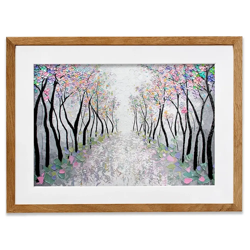 Blossoms In The Breeze Framed Art Print Blossoms In The Breeze Framed Art Print wall art product Nada Khatib