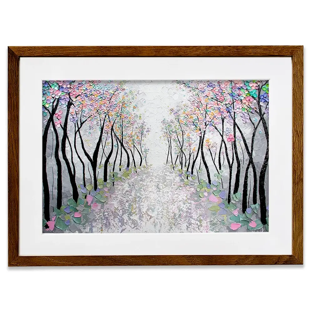 Blossoms In The Breeze Framed Art Print Blossoms In The Breeze Framed Art Print wall art product Nada Khatib