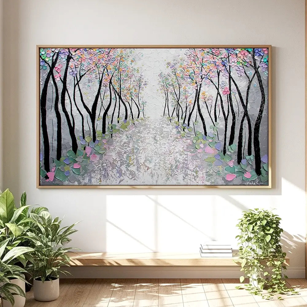 Blossoms In The Breeze Oversized Canvas Print Blossoms In The Breeze Oversized Canvas Print wall art product Art Print Shop