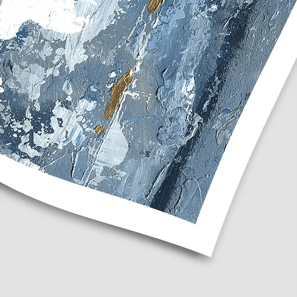 Blue Abstraction Square Art Print Blue Abstraction Square Art Print wall art product Svetlana Aleynikova