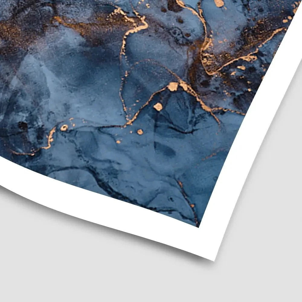 Blue And Bronze Art Print Blue And Bronze Art Print wall art product djero.adlibeshe yahoo.com / Shutterstock