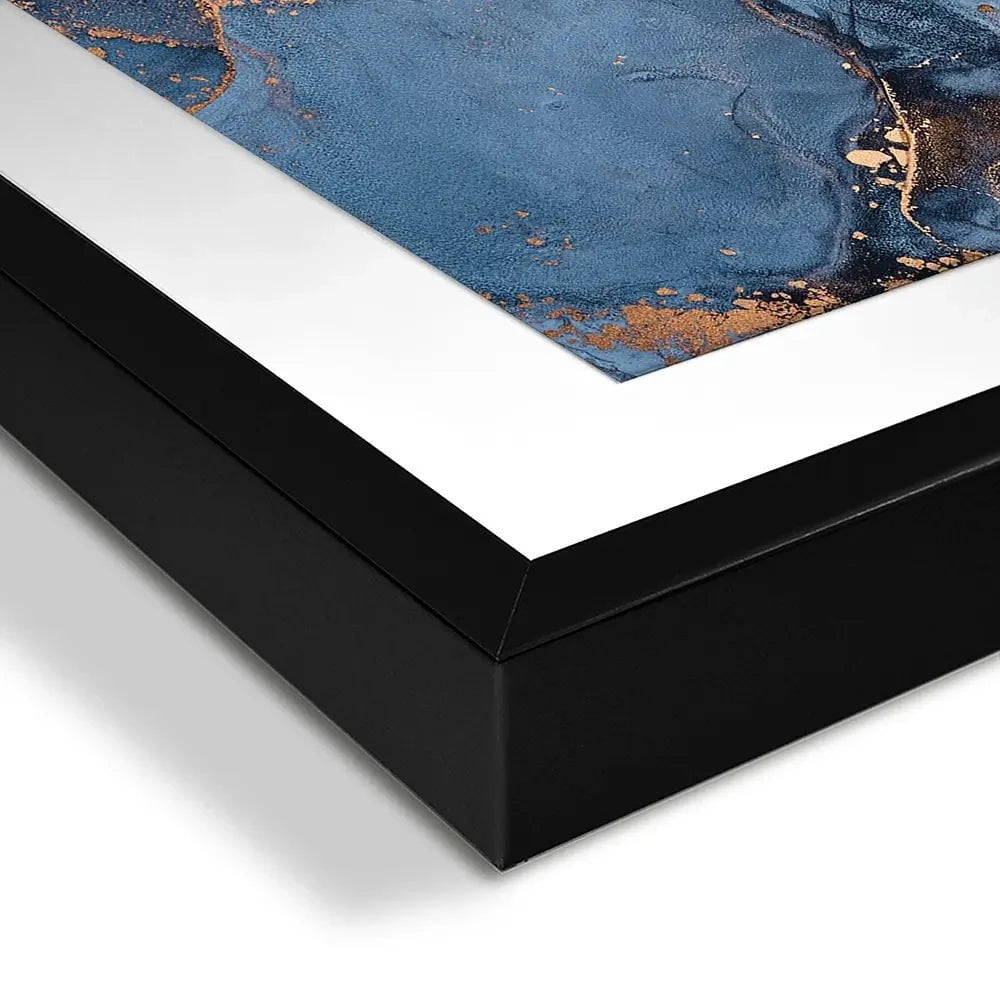 Blue And Bronze Framed Art Print Blue And Bronze Framed Art Print wall art product djero.adlibeshe yahoo.com / Shutterstock