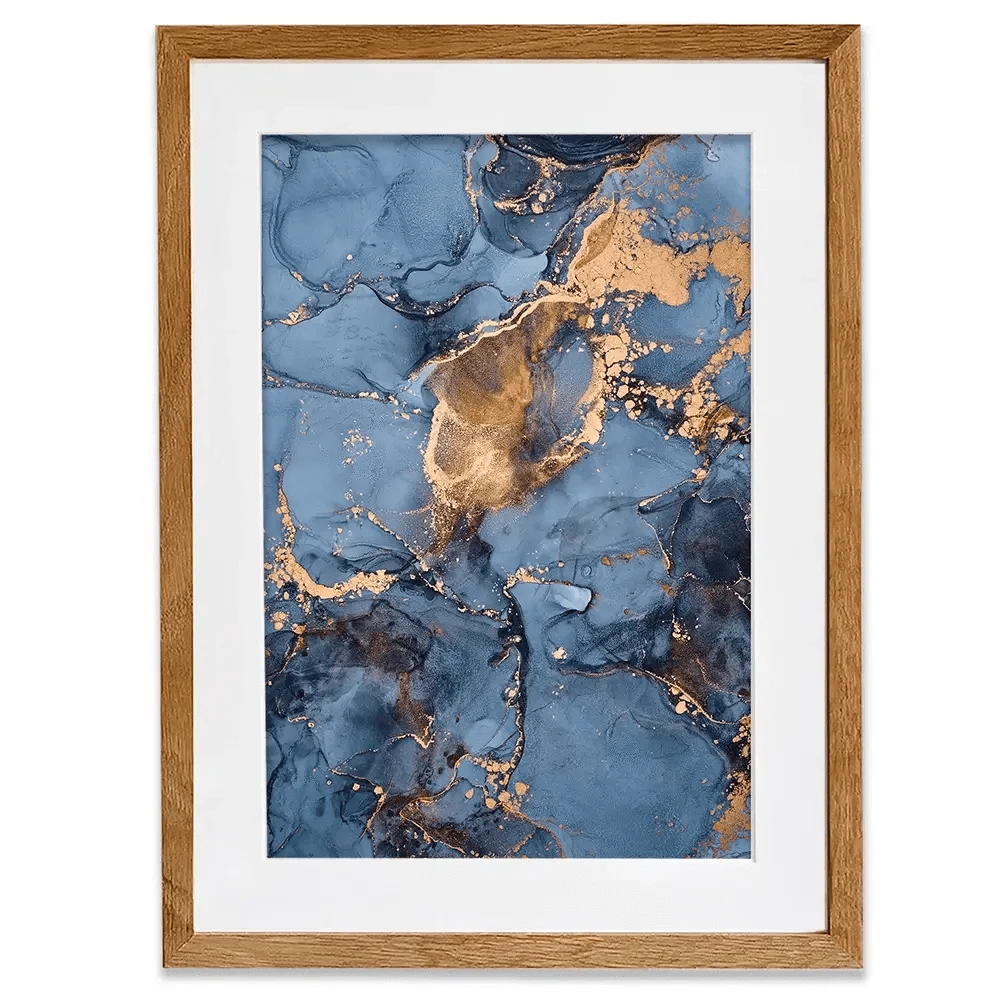 Blue And Bronze Framed Art Print Blue And Bronze Framed Art Print wall art product djero.adlibeshe yahoo.com / Shutterstock