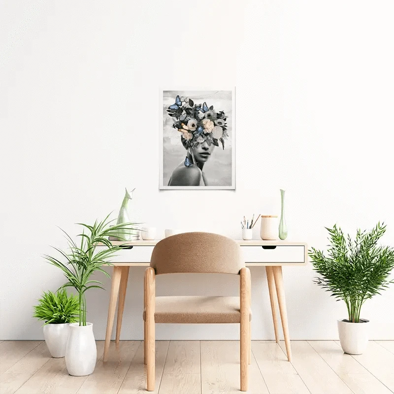 Blue Butterfly Art Print Blue Butterfly Art Print wall art product Svetlana Aleynikova