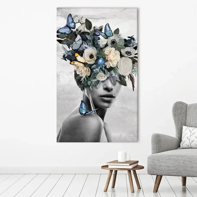 Blue Butterfly Canvas Print Blue Butterfly Canvas Print wall art product Svetlana Aleynikova